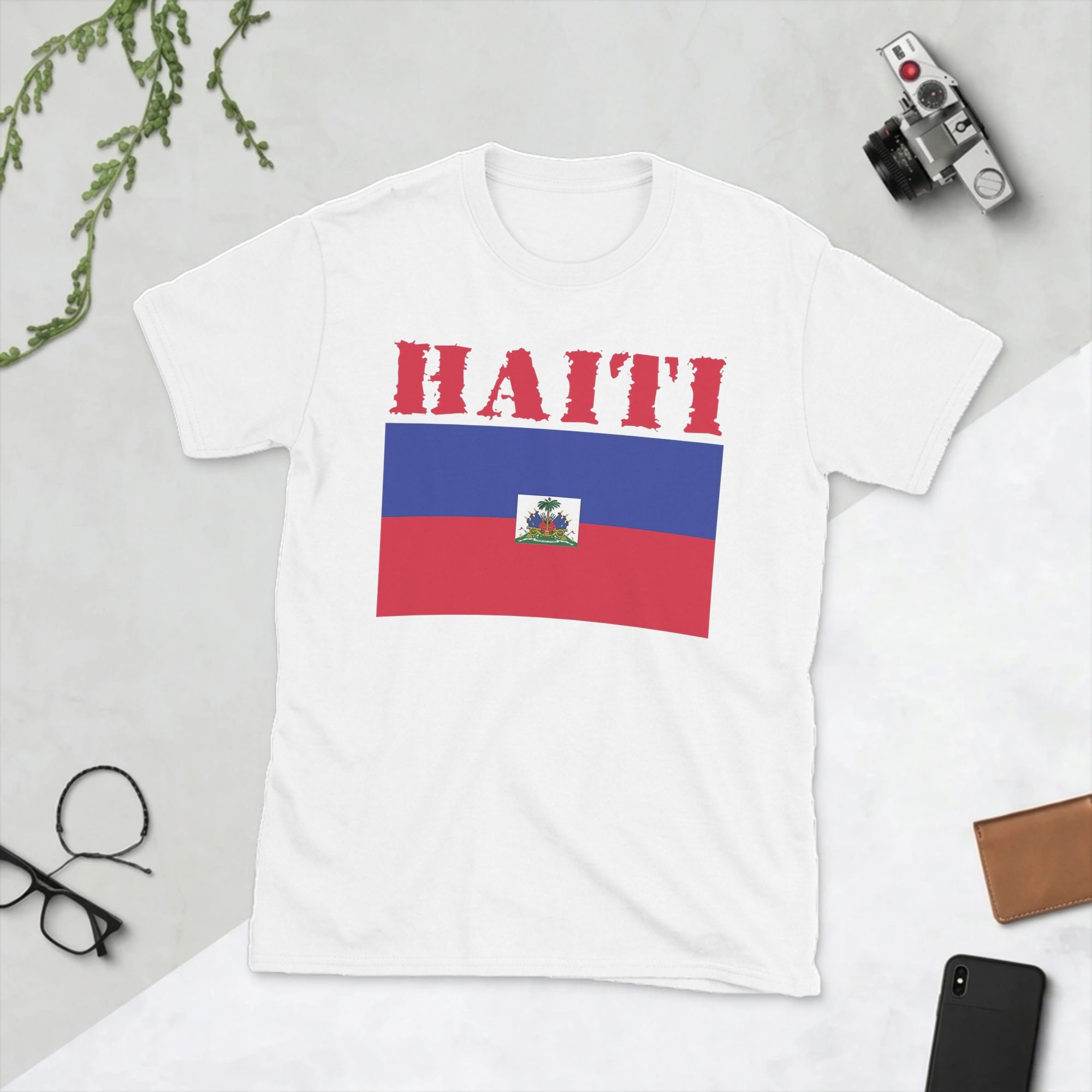 Summer Clothing Ideas Men - Men T-Shirt Haiti Flag Fashion Pure