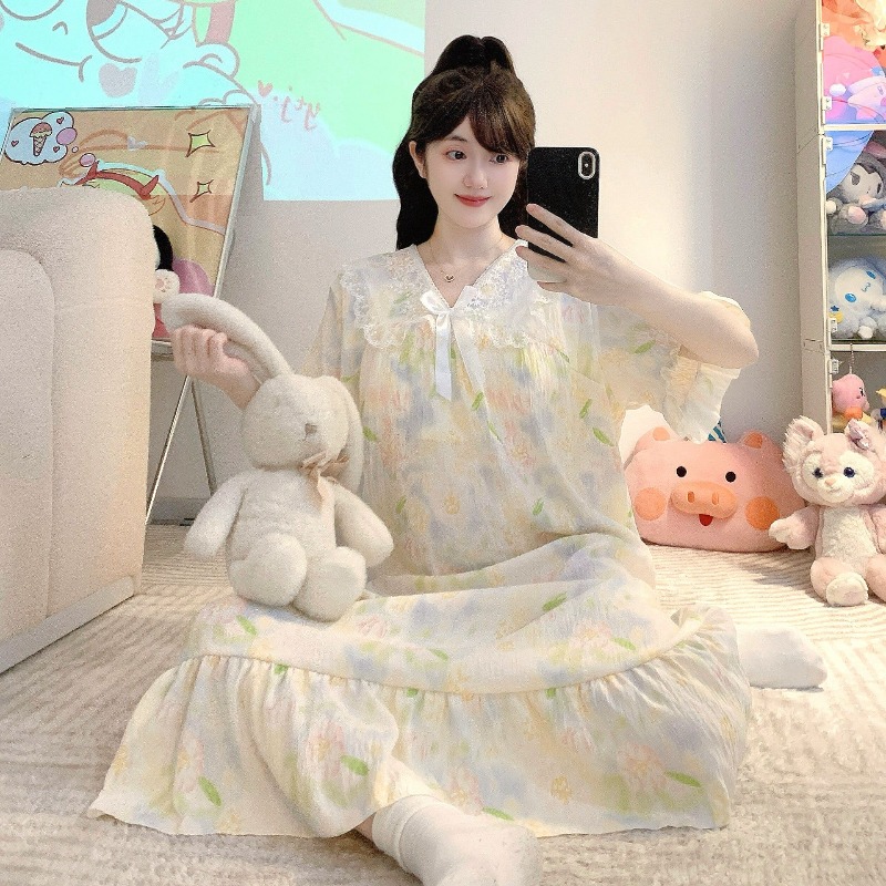 Summer Clothing Collection - Plus Size Women's Cloud Cotton Nightgown