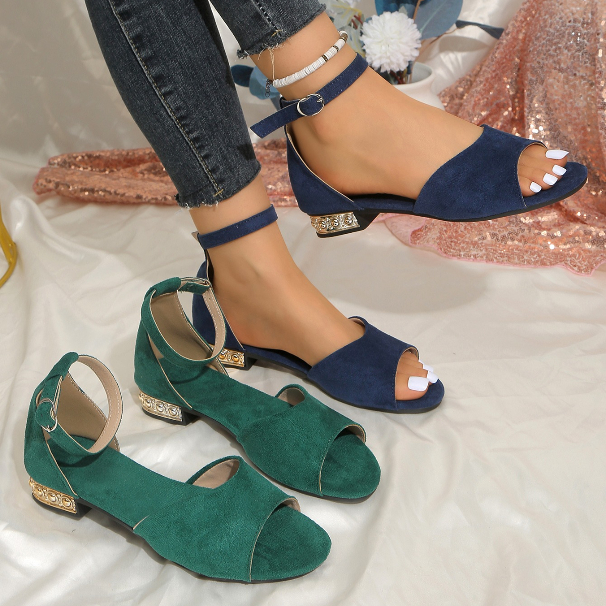 Summer Clothing Collection - 2026 Summer Women's New Sandals Round