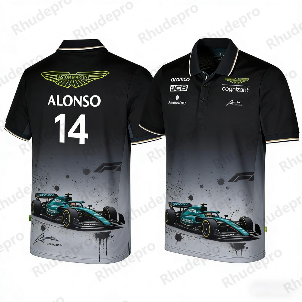 Summer Clothing In Spanish - Aston Martin Polo Shirt Outdoor Sports