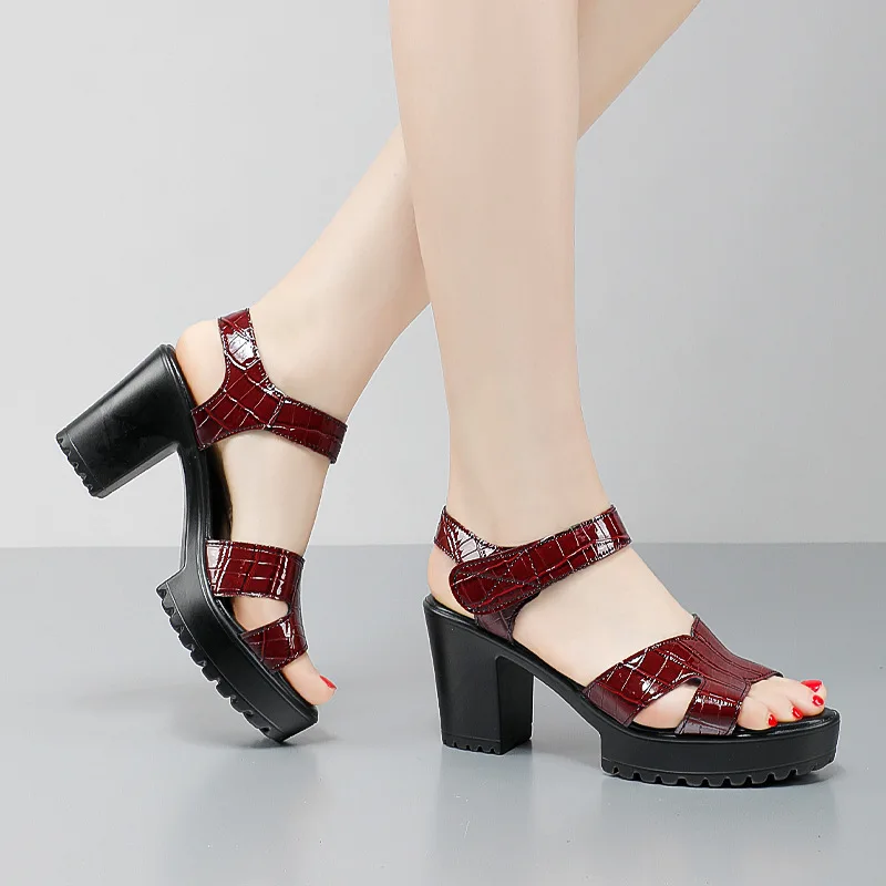Summer Clothing Collection - 32-43 Genuine Leather Women Sandals Woman