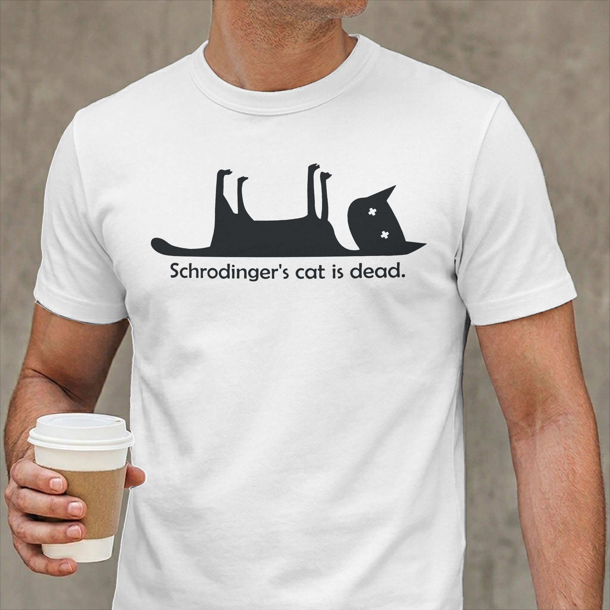 Schrodinger's Cat is Dead T-Sh - Summer Clothing Ideas Men ulasan dan harga