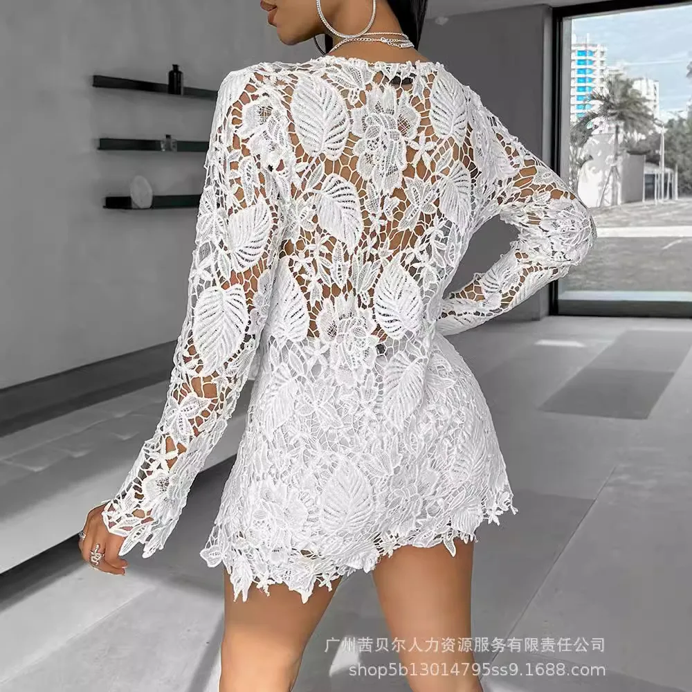 Women Sexy Short Sets Hollow O - Summer Clothing Linen ulasan dan harga