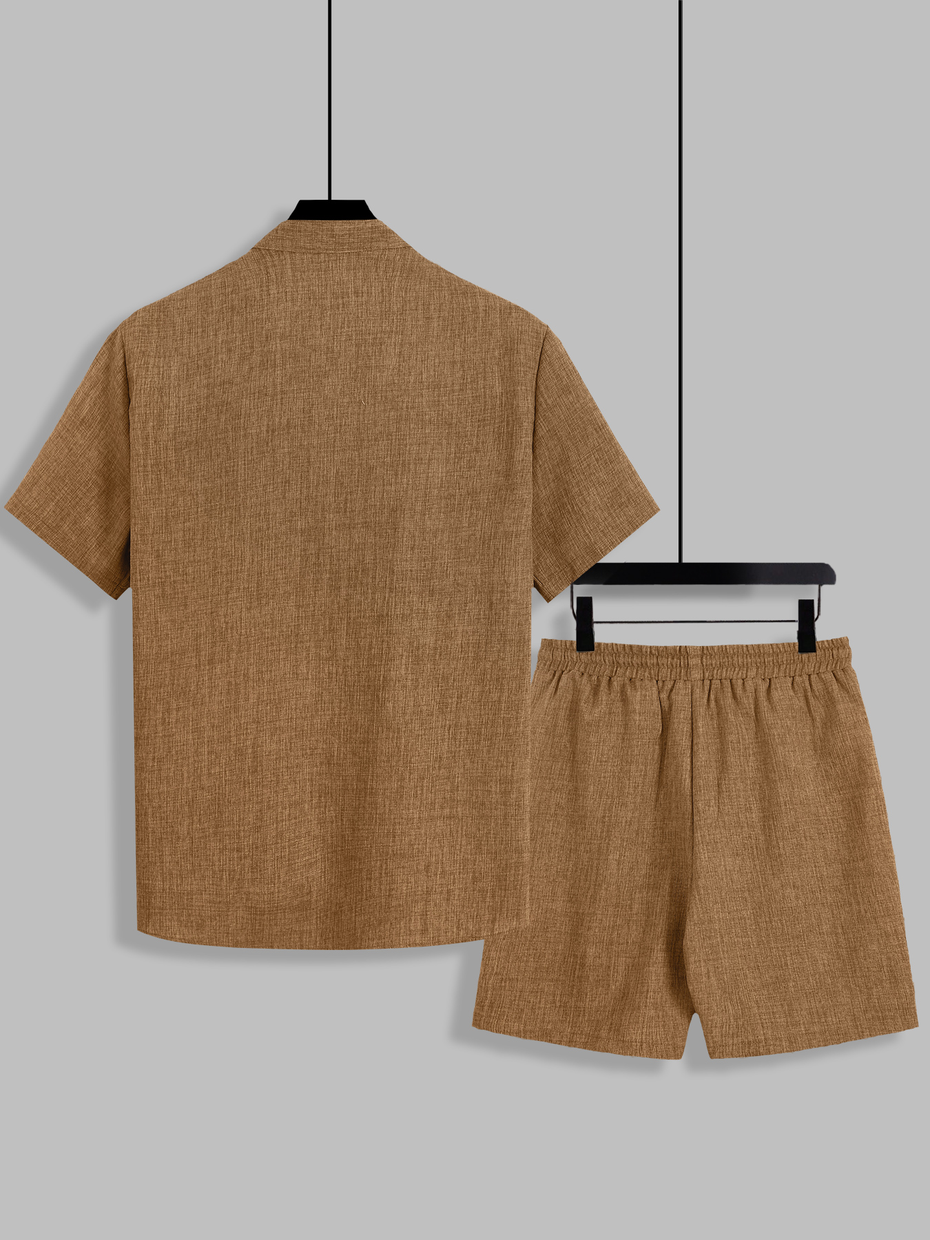 Summer Men's Cotton Linen Text - Summer Clothing Linen ulasan dan harga