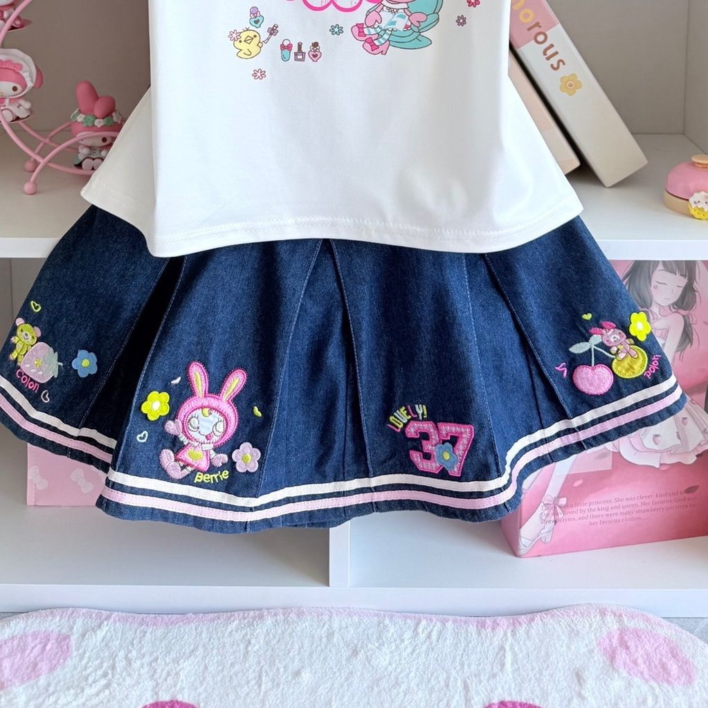 Japanese Sweet Skirt Sets Summ - Summer Japanese Clothing ulasan dan harga