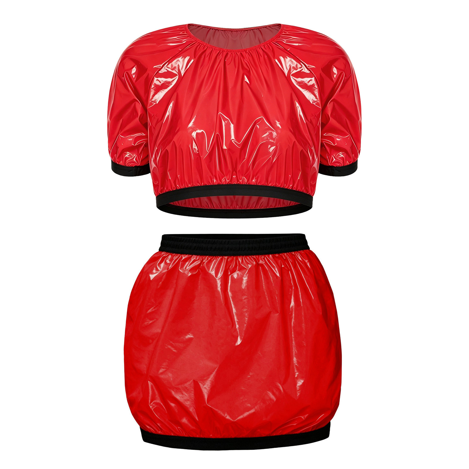 Women Waterproof Glossy Vinyl  - Summer Clothing Needs ulasan dan harga