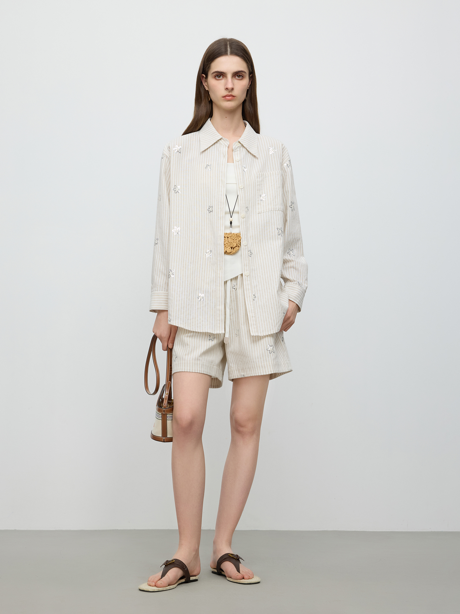 FSLE【Premium Series】 2025 Summ - Summer Clothing Linen ulasan dan harga