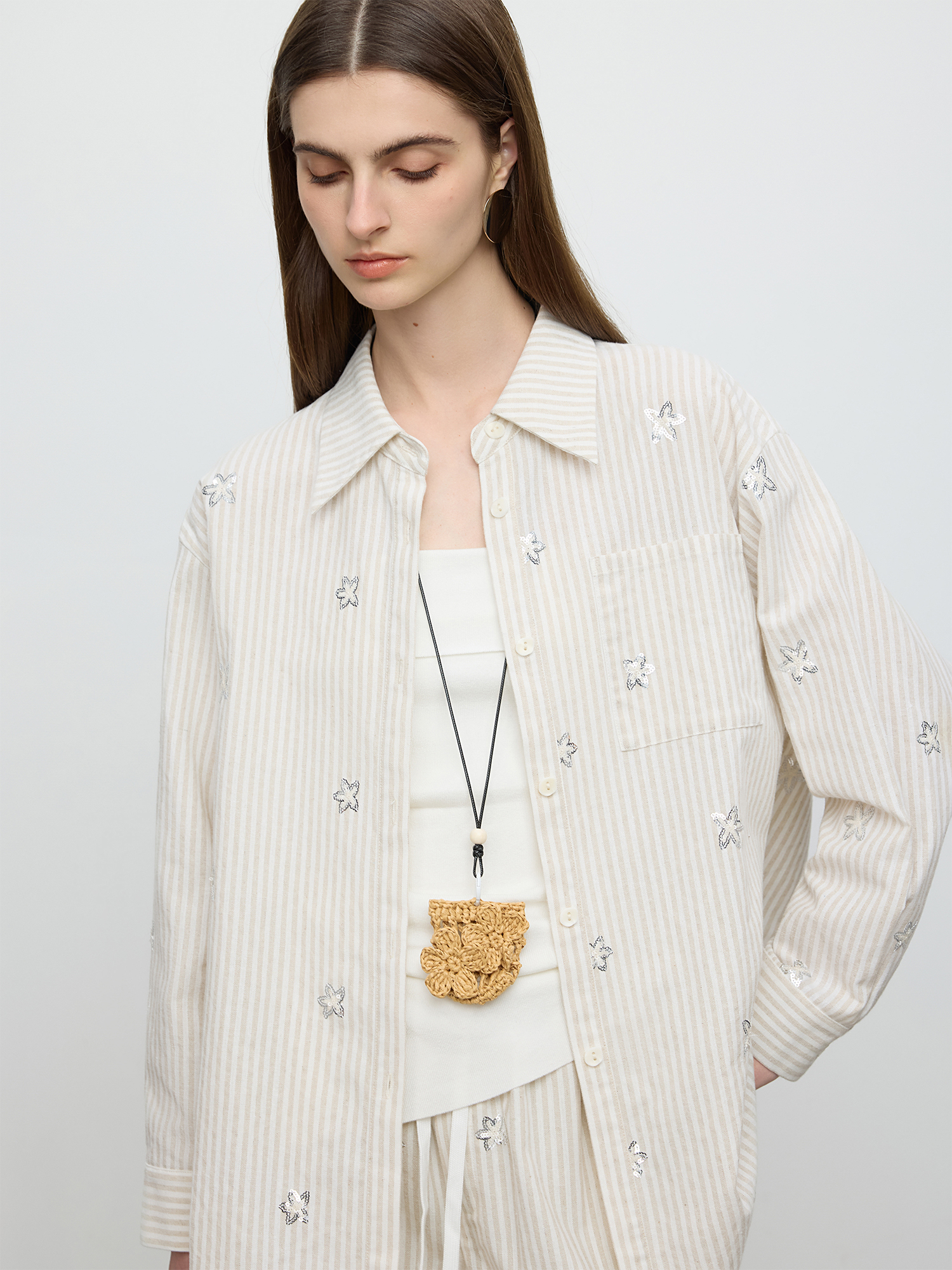FSLE【Premium Series】 2025 Summ - Summer Clothing Linen ulasan dan harga