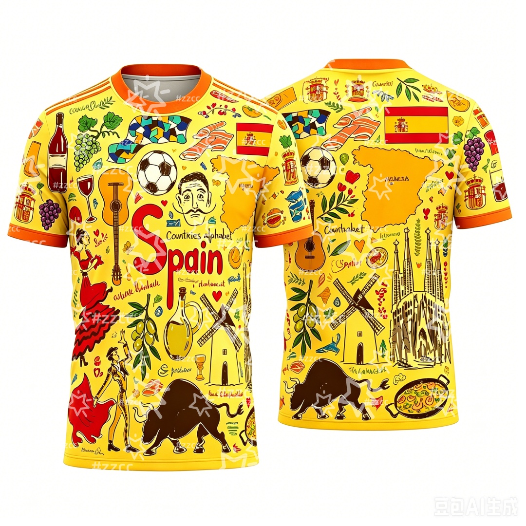 2026 Spanish football jersey S - Summer Clothing In Spanish ulasan dan harga