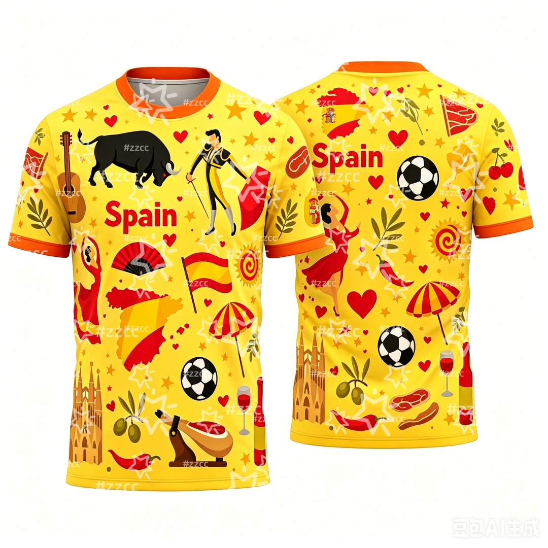 2026 Spanish football jersey S - Summer Clothing In Spanish ulasan dan harga