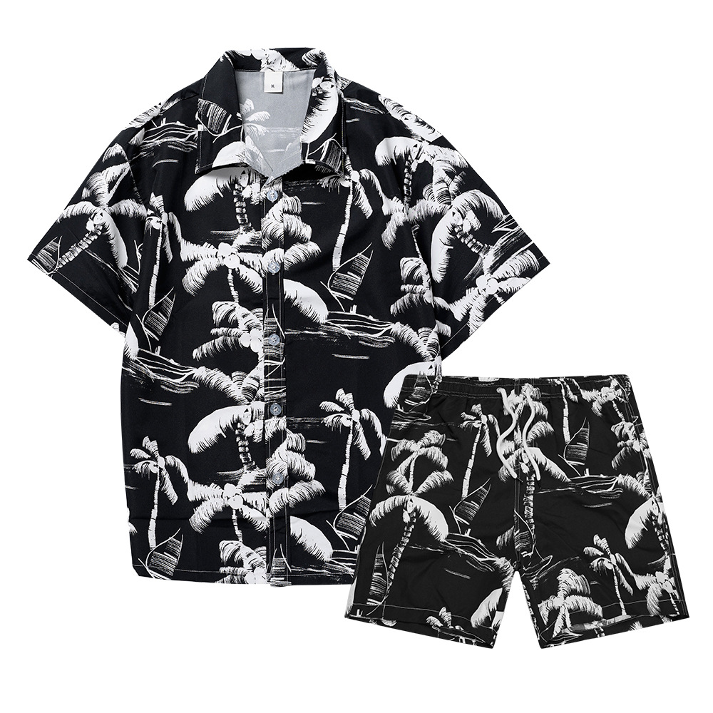Hawaiian Coconut Tree 3D Print - Summer Clothing Haul ulasan dan harga