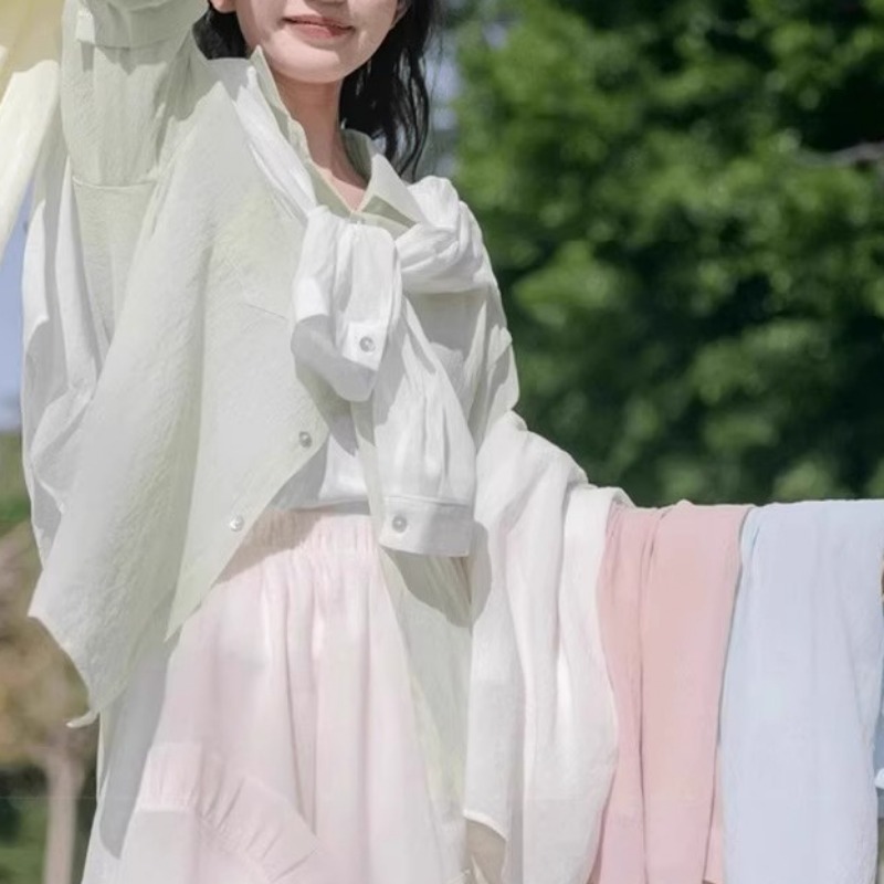 Candy Color Shirts for Women S - Summer Clothing Young Women ulasan dan harga