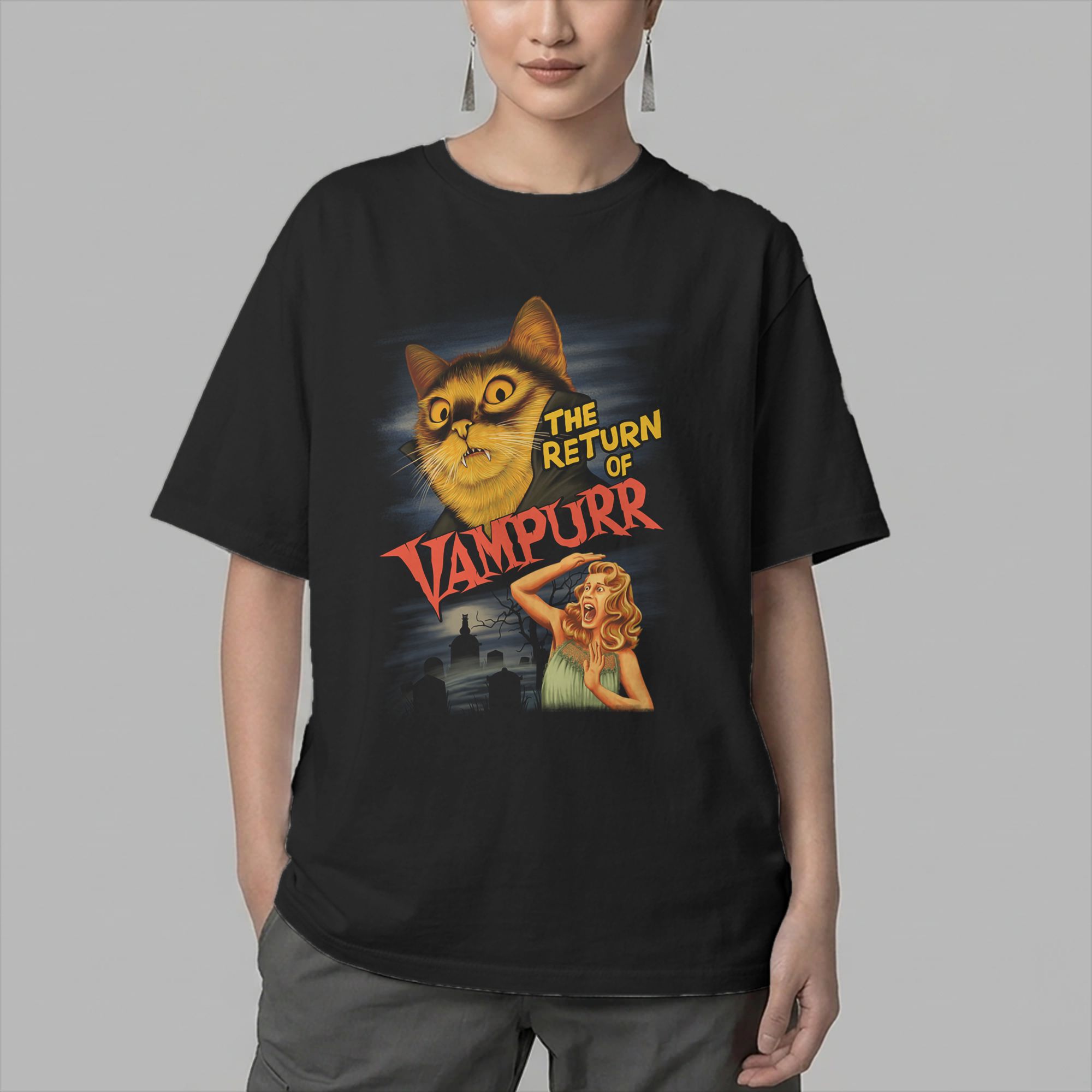 Men The Return of Vampurr Cat  - Summer Clothing Ideas Men ulasan dan harga
