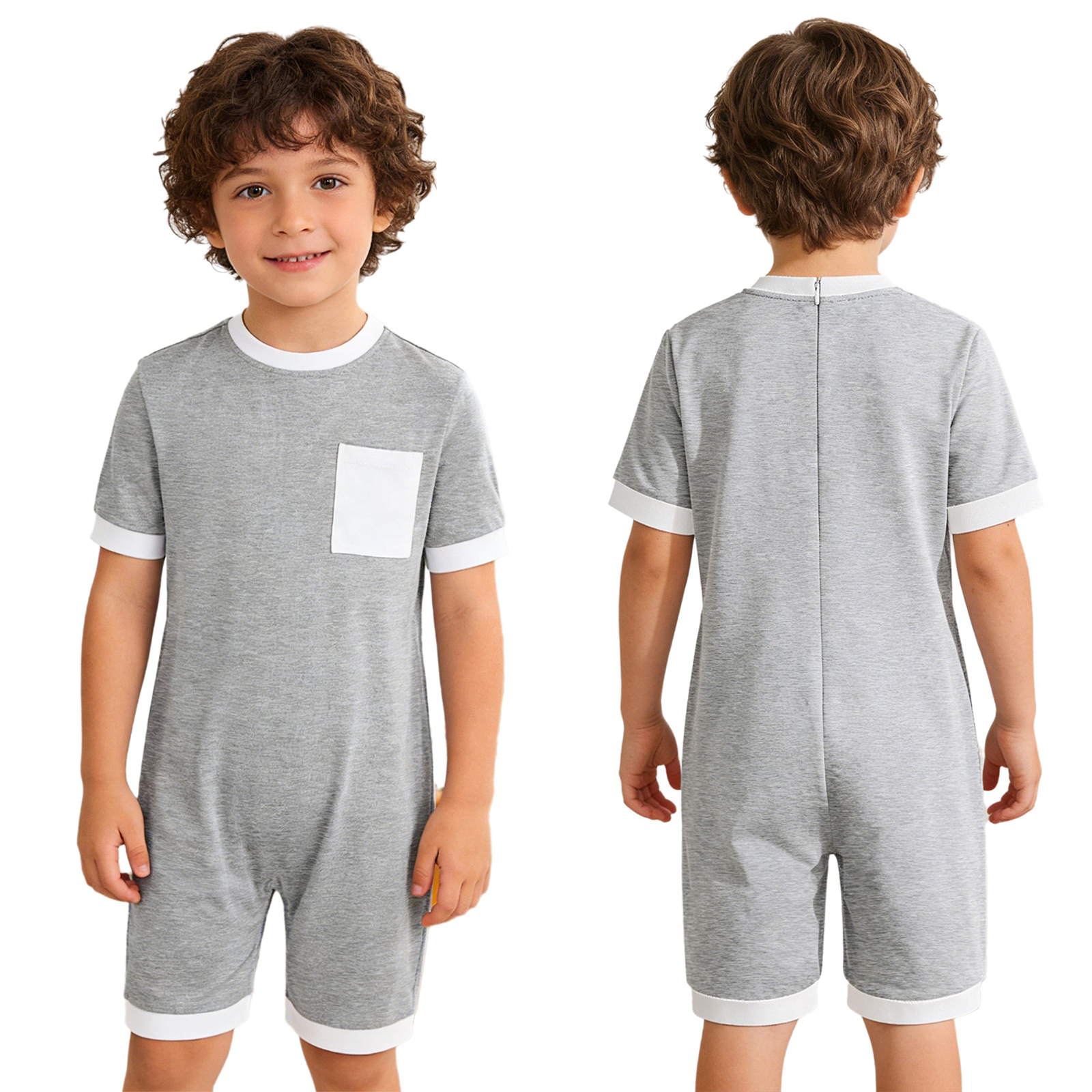 Children Back Zipper Anti-Stri - Summer Clothing Needs ulasan dan harga