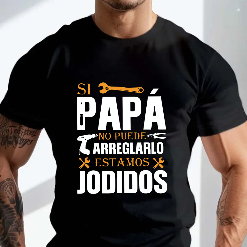 If Dad Can't Fix It We're Scre - Summer Clothing In Spanish ulasan dan harga