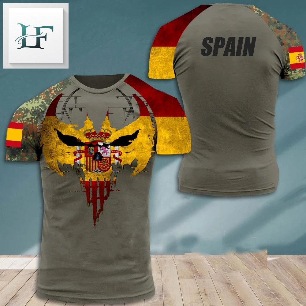 New Fashion Spanish Army Men's - Summer Clothing In Spanish ulasan dan harga