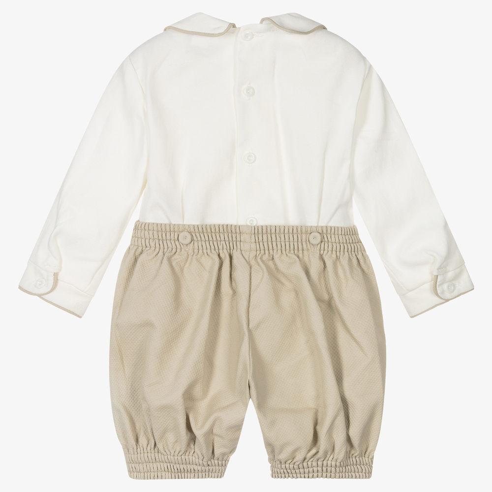 Spanish Baby Boy Hand-Smocked  - Summer Clothing In Spanish ulasan dan harga
