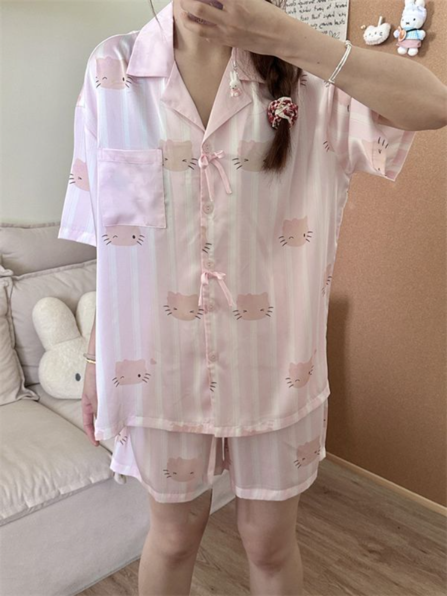 Sanrio Hello Kitty Pajamas Wom - Summer Clothing Cheap ulasan dan harga