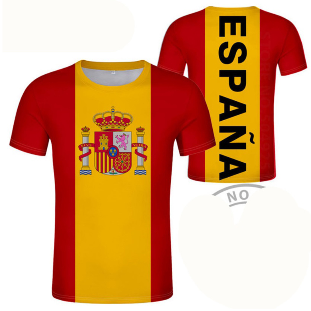 Spain Football Jersey 3D Proud - Summer Clothing In Spanish ulasan dan harga