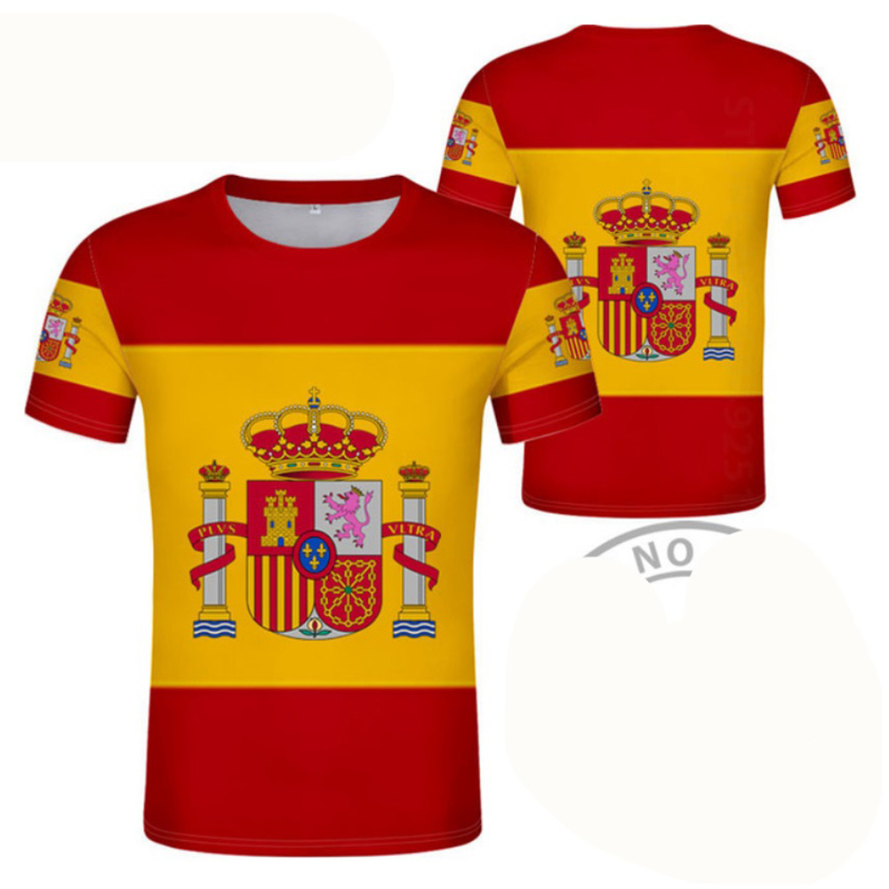 Spain Football Jersey 3D Proud - Summer Clothing In Spanish ulasan dan harga