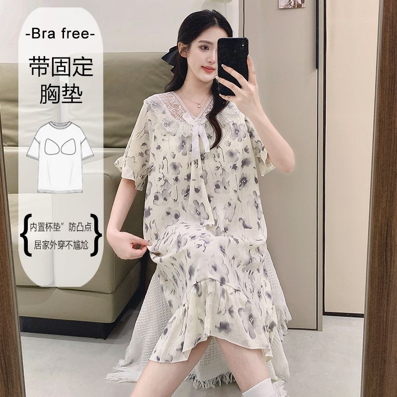 Plus Size Sweet Floral Print N - Summer Clothing Collection ulasan dan harga