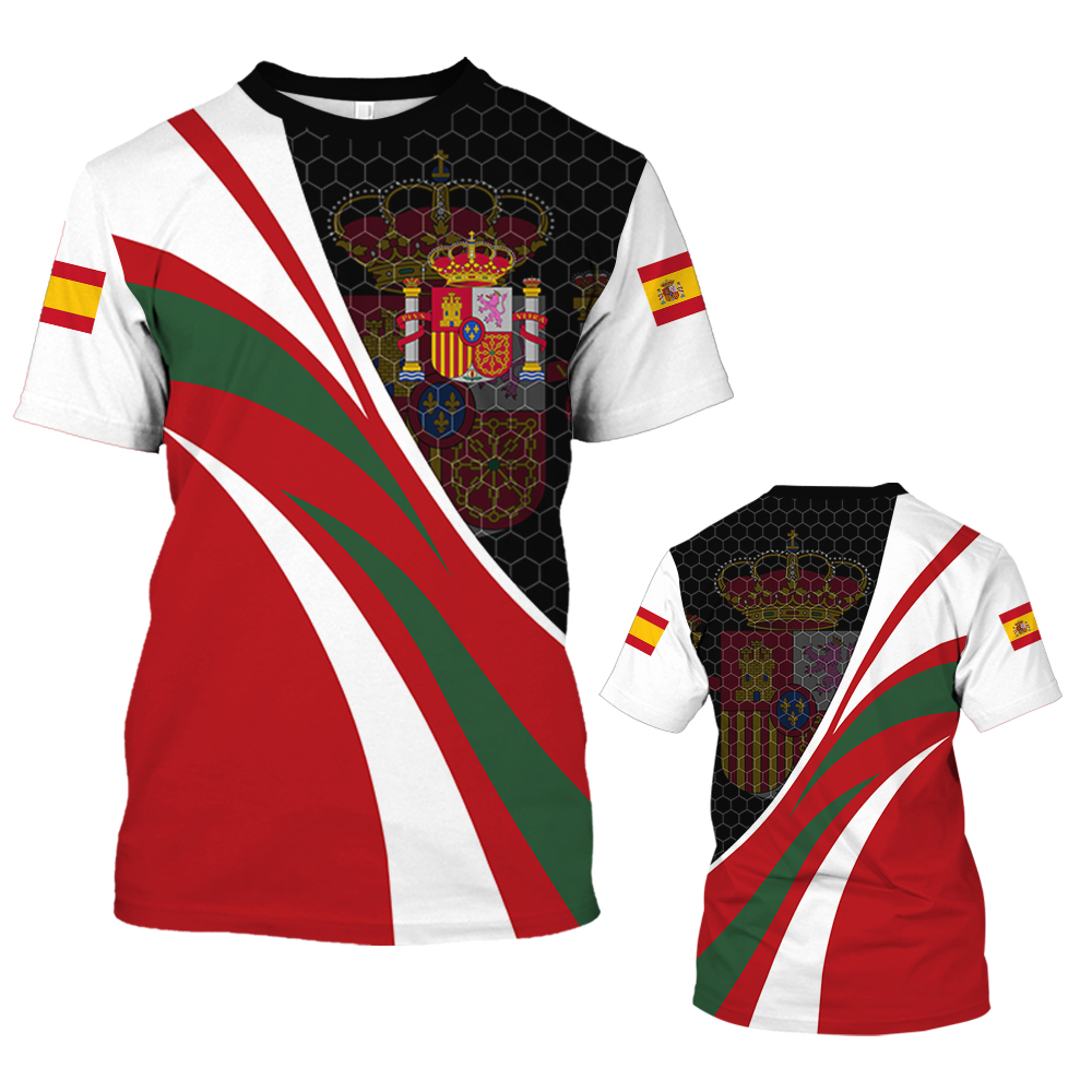 Vintage Spain T-shirt For Men  - Summer Clothing In Spanish ulasan dan harga