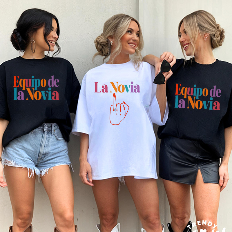 Single Farewell Party Printed  - Summer Clothing In Spanish ulasan dan harga