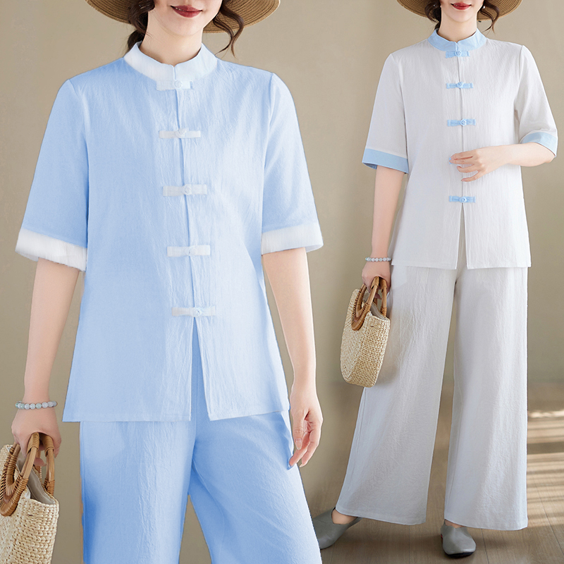 Chinese Style Cotton Linen Tai - Summer Clothing Linen ulasan dan harga
