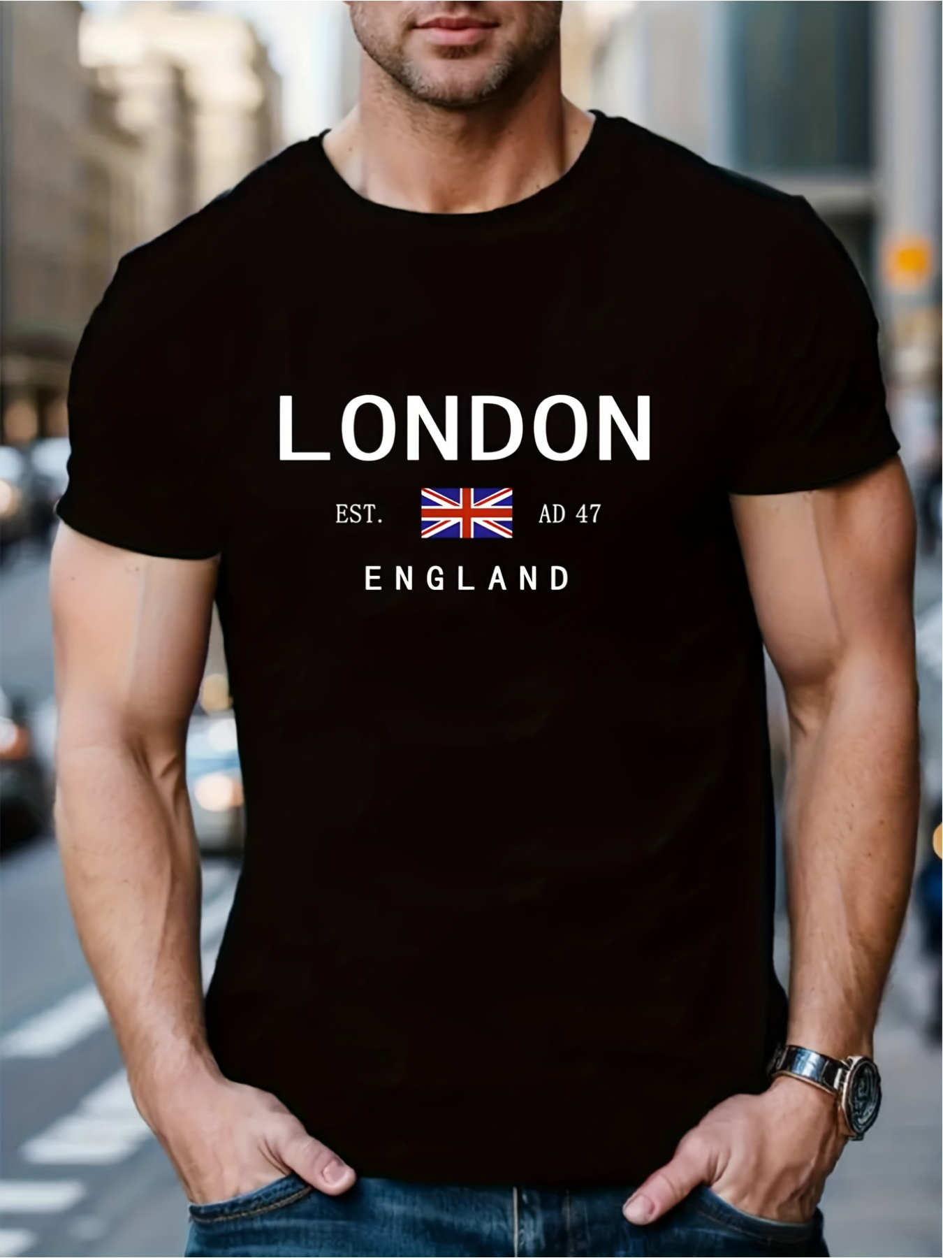 2026 Summer Men's 100% Cotton  - Summer Clothing London ulasan dan harga