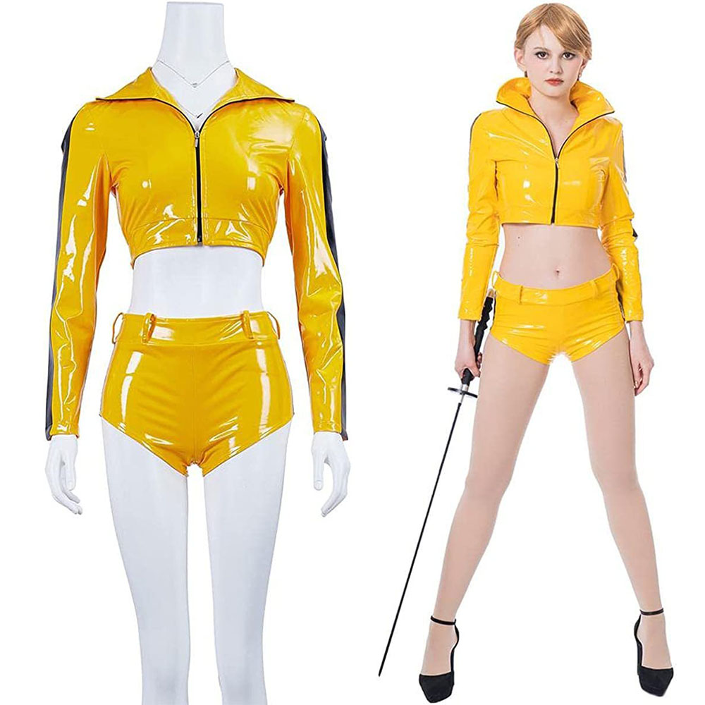 The Bride Cosplay Yellow Costu - Summer Alt Clothing ulasan dan harga