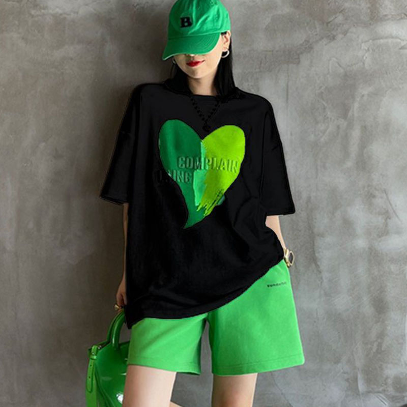 Fashion O-Neck Short Sleeve Sp - Summer Clothing Young Women ulasan dan harga
