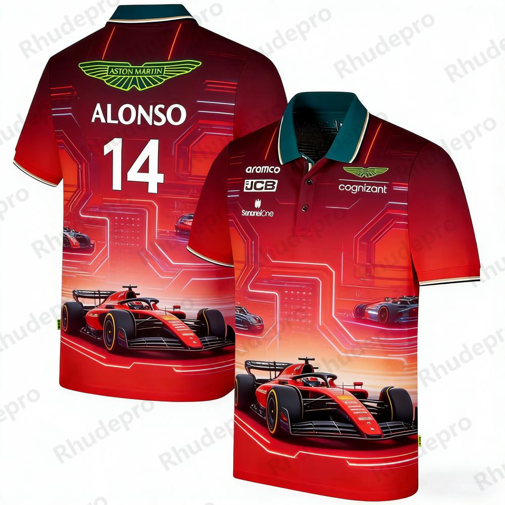 Aston Martin Polo Shirt Outdoo - Summer Clothing In Spanish ulasan dan harga