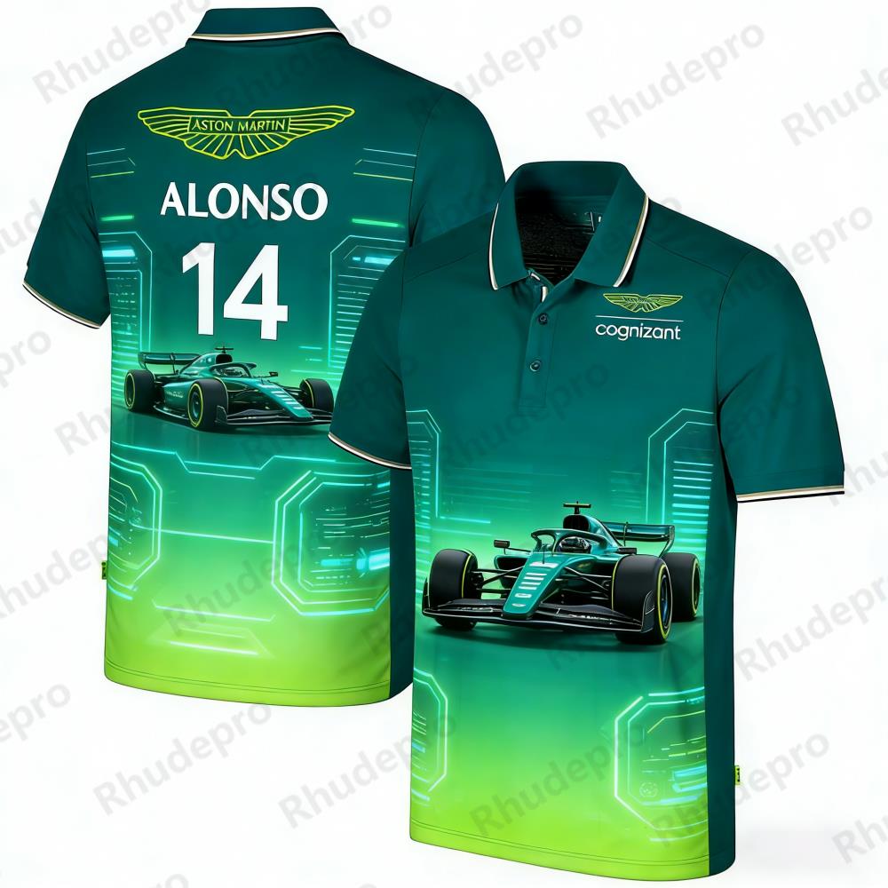 Aston Martin Polo Shirt Outdoo - Summer Clothing In Spanish ulasan dan harga