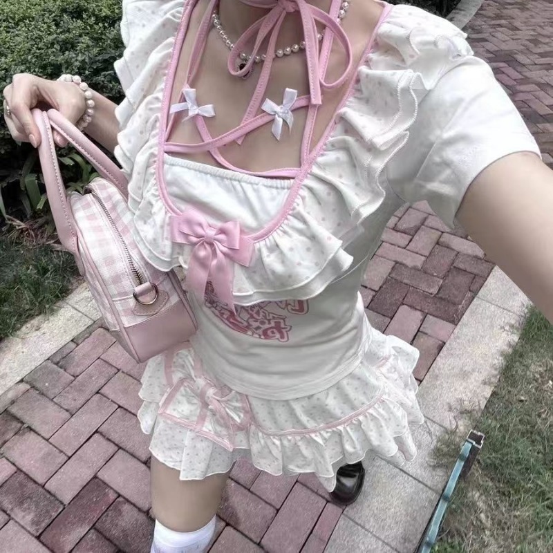Y2k women clothing Subculture  - Summer Clothing Young Women ulasan dan harga