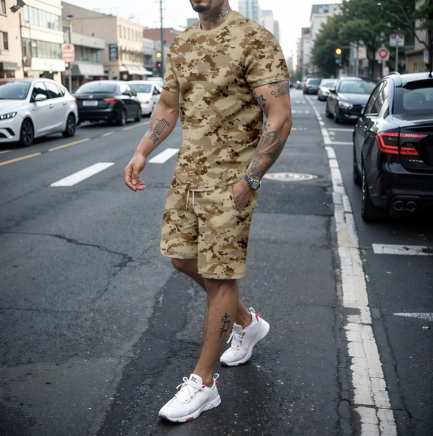 Camouflage Outdoor Tracksuits  - Summer Alt Clothing ulasan dan harga