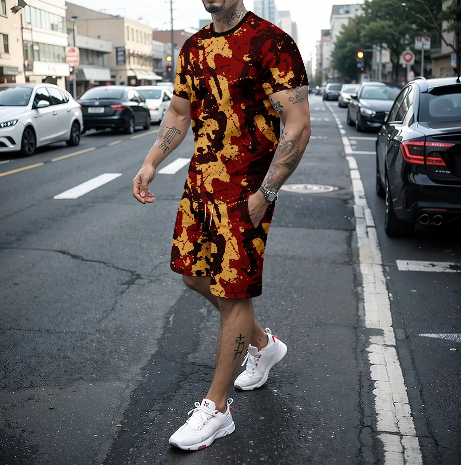 Camouflage Outdoor Tracksuits  - Summer Alt Clothing ulasan dan harga