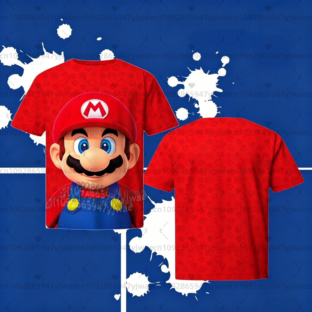 2026 men Super Mario Bros. Yos - Summer Clothing Collection ulasan dan harga