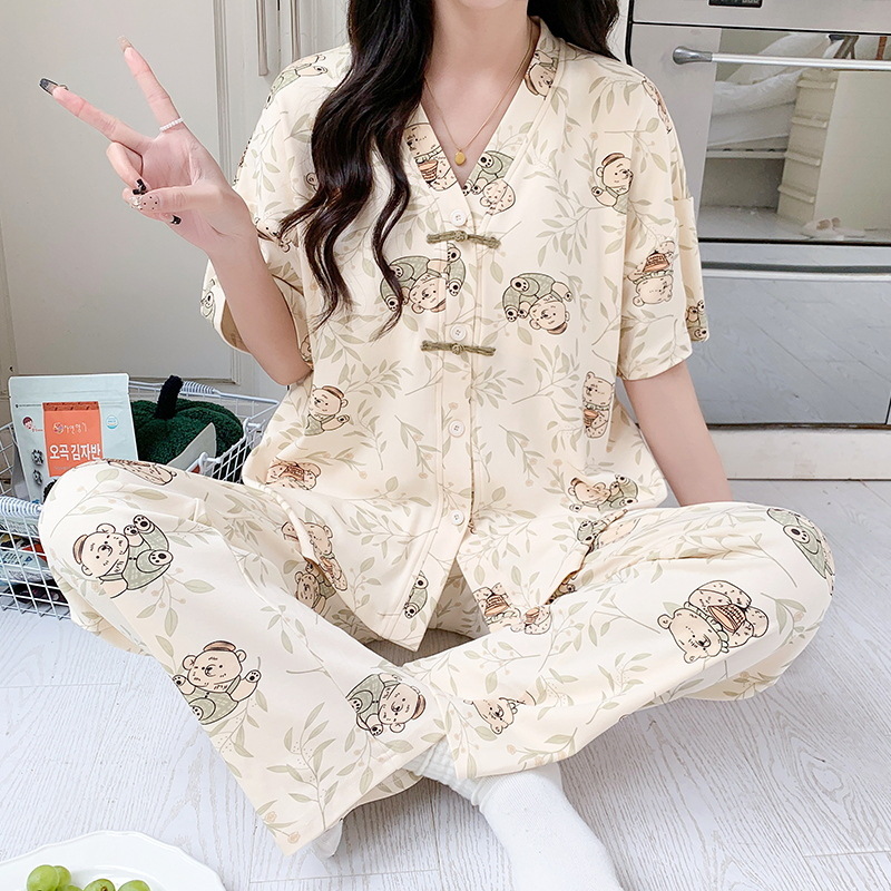Women Pajamas Sets Spring Spri - Summer Clothing Young Women ulasan dan harga