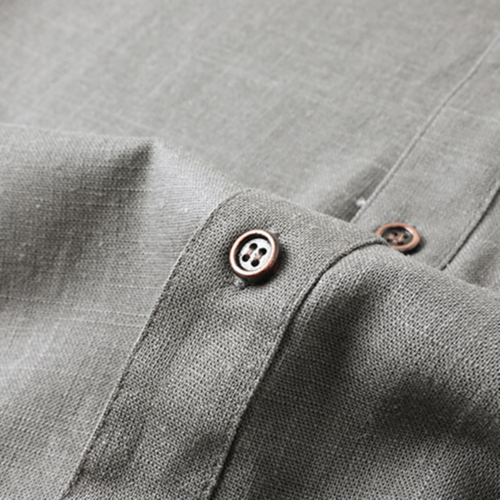 Men's Cotton Linen Tang Suit S - Summer Clothing Linen ulasan dan harga