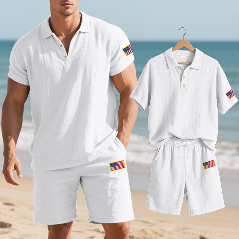 Summer Men's Casual Linen Inde - Summer Clothing Linen ulasan dan harga