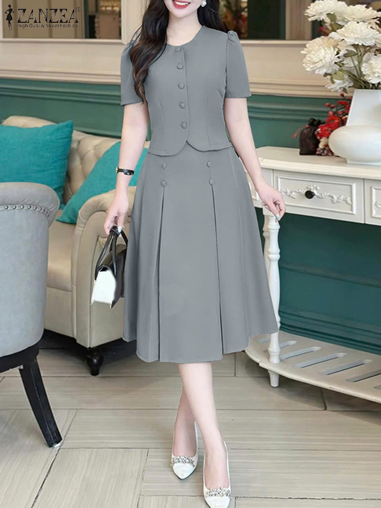 Pleated Skirts Sets Women Shor - Summer Japanese Clothing ulasan dan harga